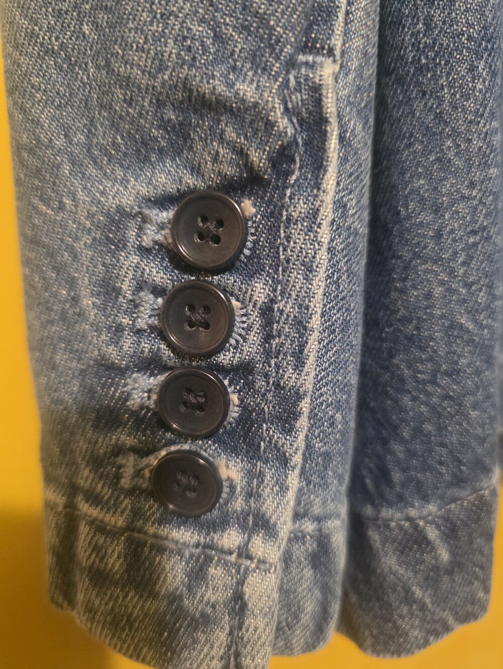 GAP Blue Denim Blazer Jacket - Picture 3 of 5